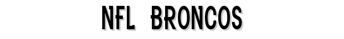NFL Broncos font